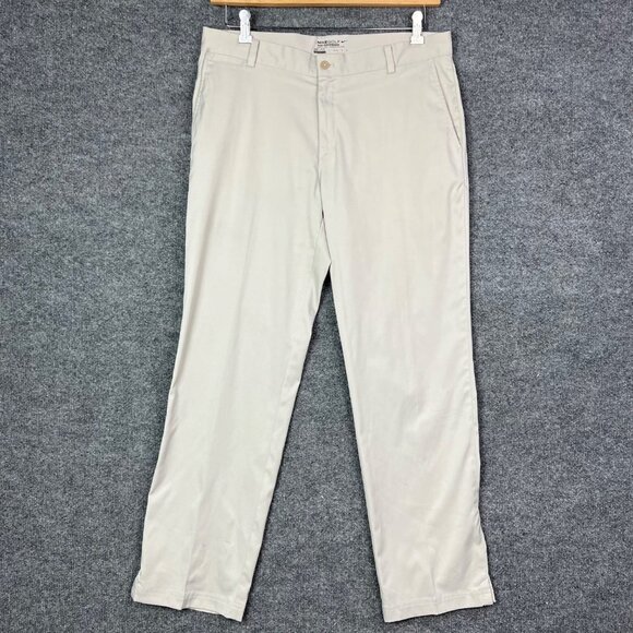 Nike Golf Dri Fit Men's 34x30 Gray‎ Flat Front Golf Pants - Picture 1 of 10